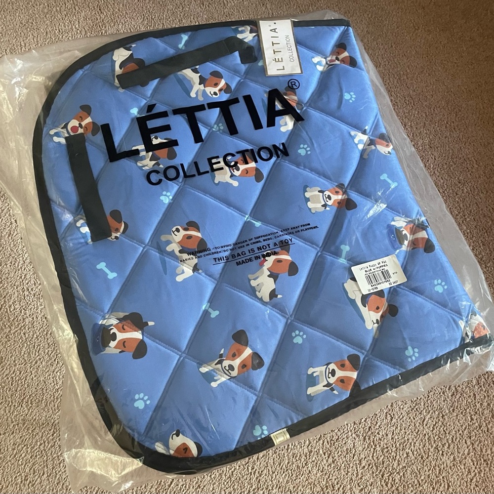 Lettia All Purpose Full Puppy Print Saddle Pad